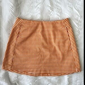 Urban Outfitters gingham mini skirt